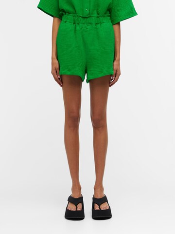 Loosefit Pantaloni 'Carina' di OBJECT in verde: frontale