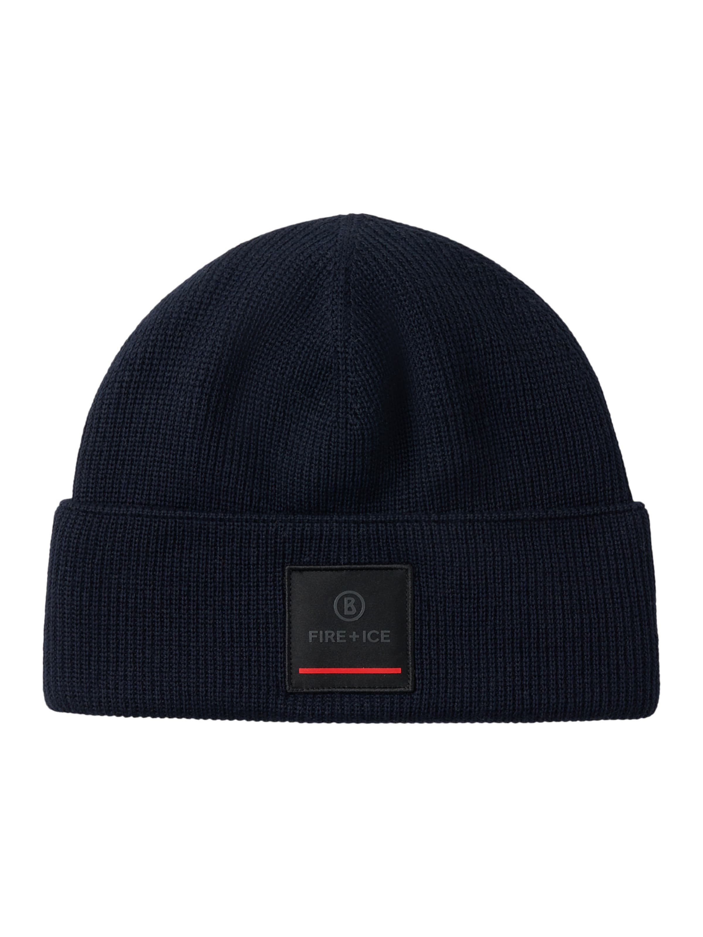 Bogner Fire + Ice Mütze 'Tarek' in Blau: Vorderseite