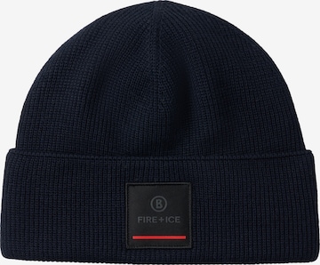 Bogner Fire + Ice Mütze 'Tarek' in Blau: Vorderseite