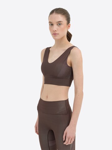 4F Bralette Sports Bra in Brown