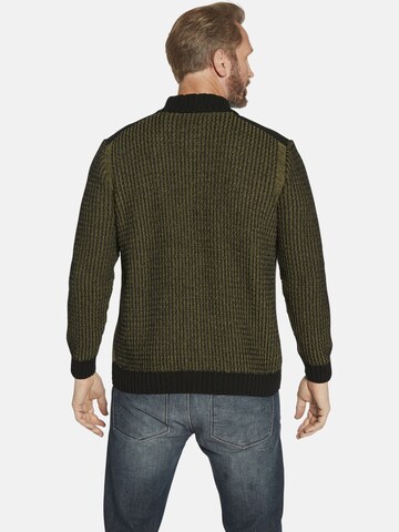 Jan Vanderstorm Knit Cardigan ' Halsten ' in Green