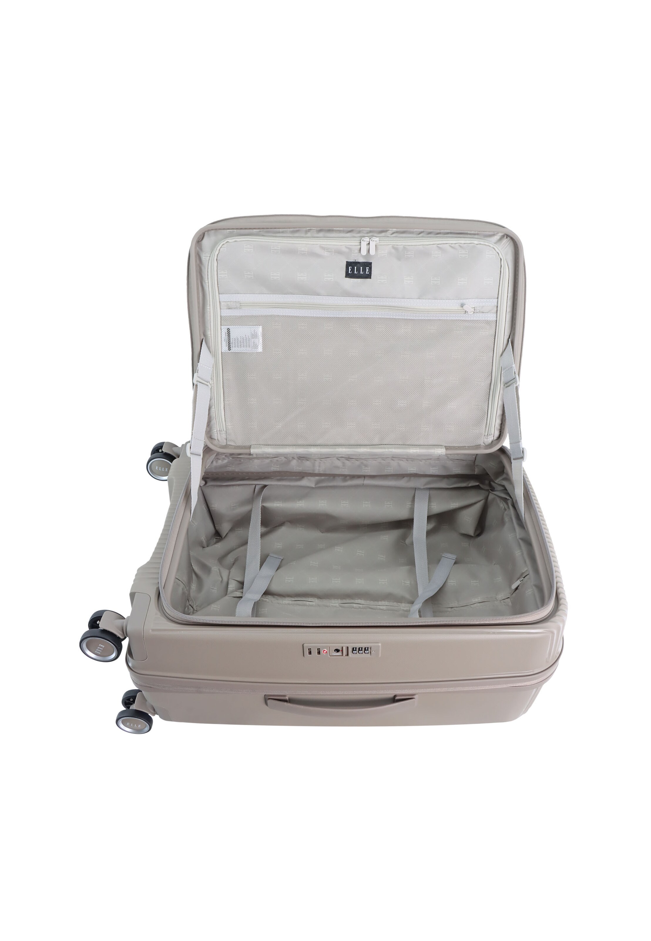 ELLE Suitcase 'Da'Vine' in Beige