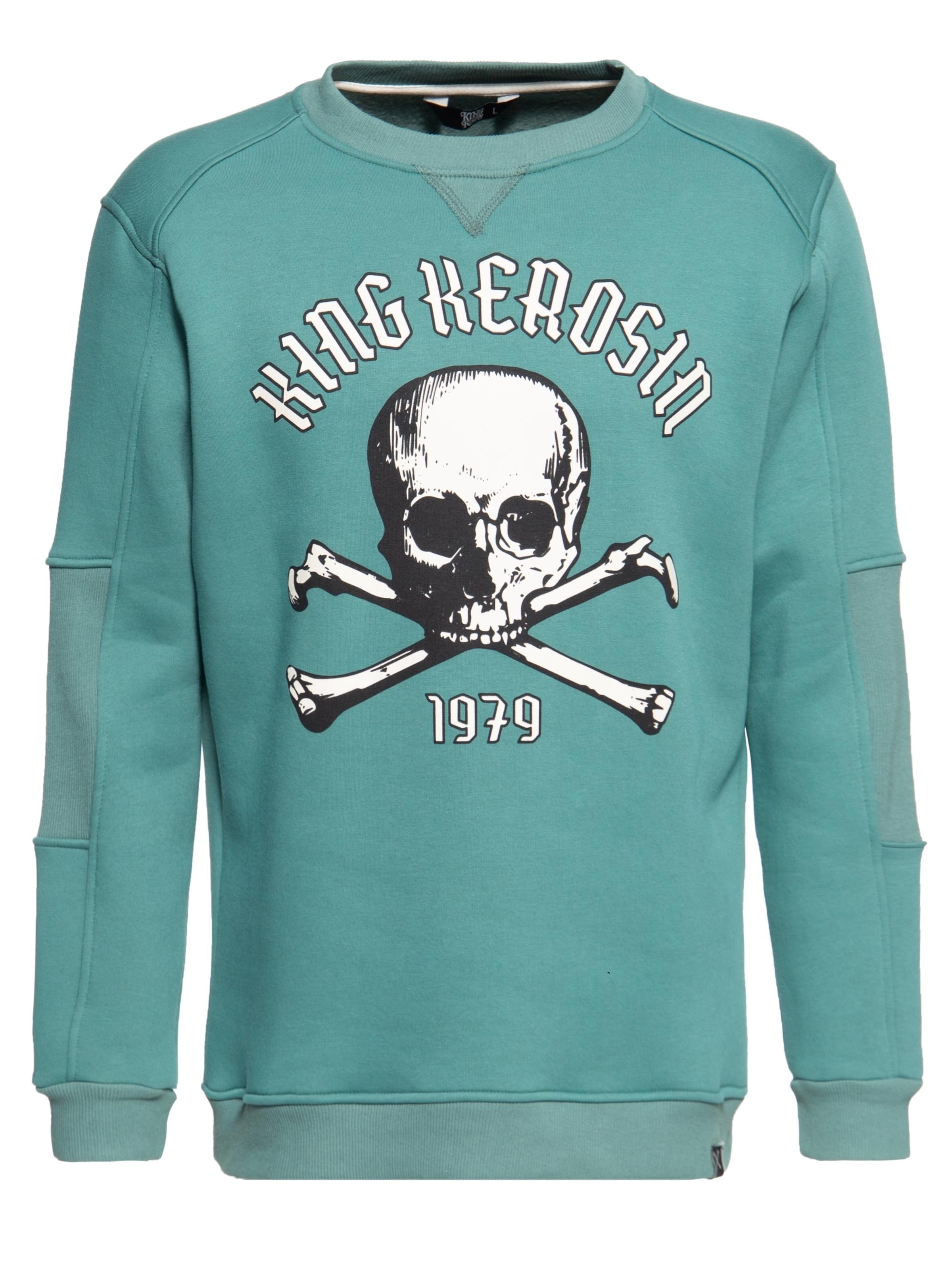 King Kerosin Sweatshirt '1979' in XXXL in Blue, Item view