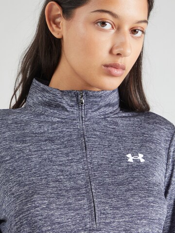 UNDER ARMOUR Funktionsbluse 'Tech Twist' i blå