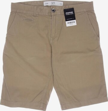 QS Shorts in 29 in Beige: front