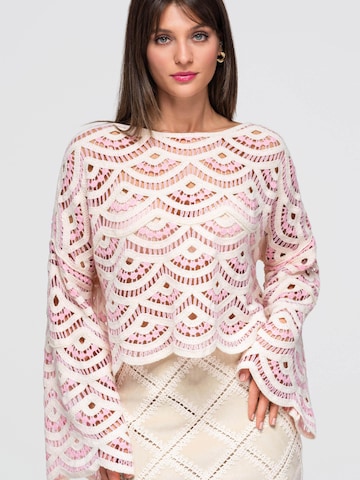 Ombre Blouse in Roze