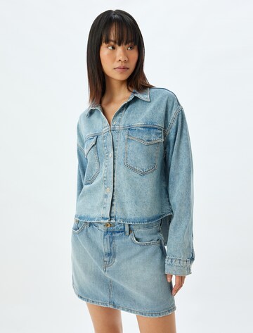 Koton Between-Season Jacket in Blue: front
