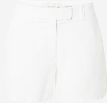 Abercrombie & Fitch Normální Kalhoty – bílá: přední strana