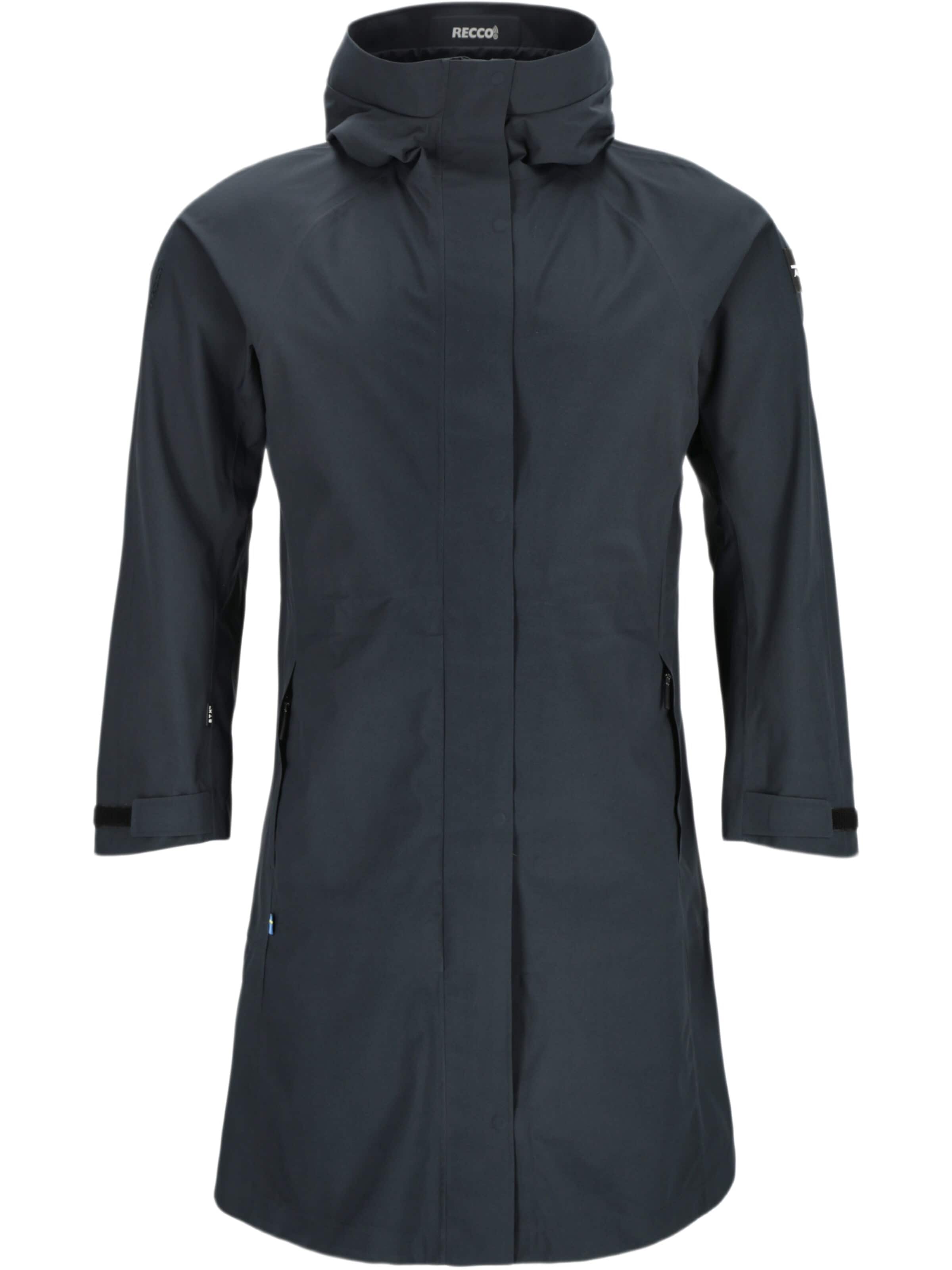 Cappotto outdoor 'Öckerö' di SWEDEMOUNT in blu: frontale