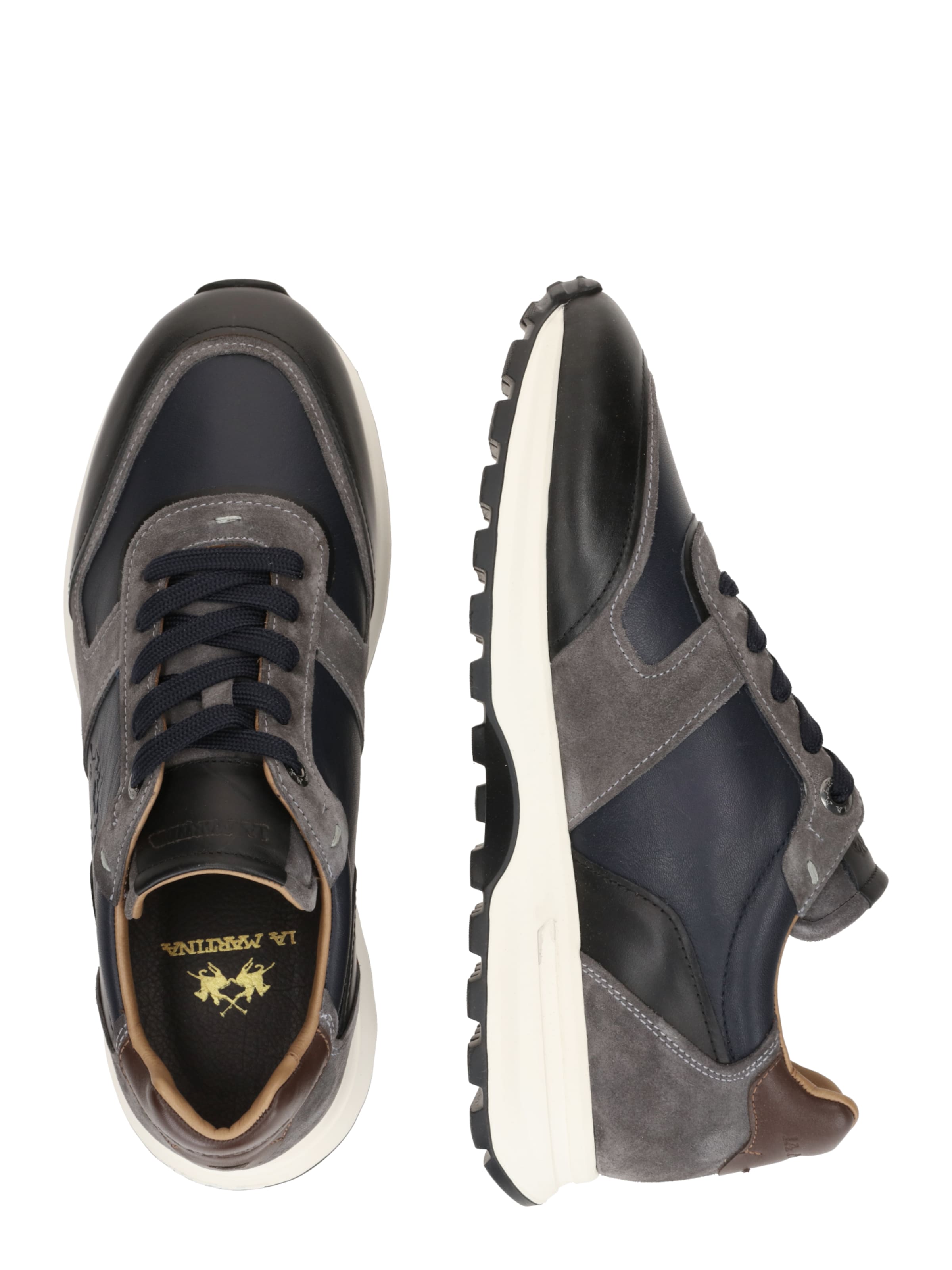 La Martina Platform trainers in Black