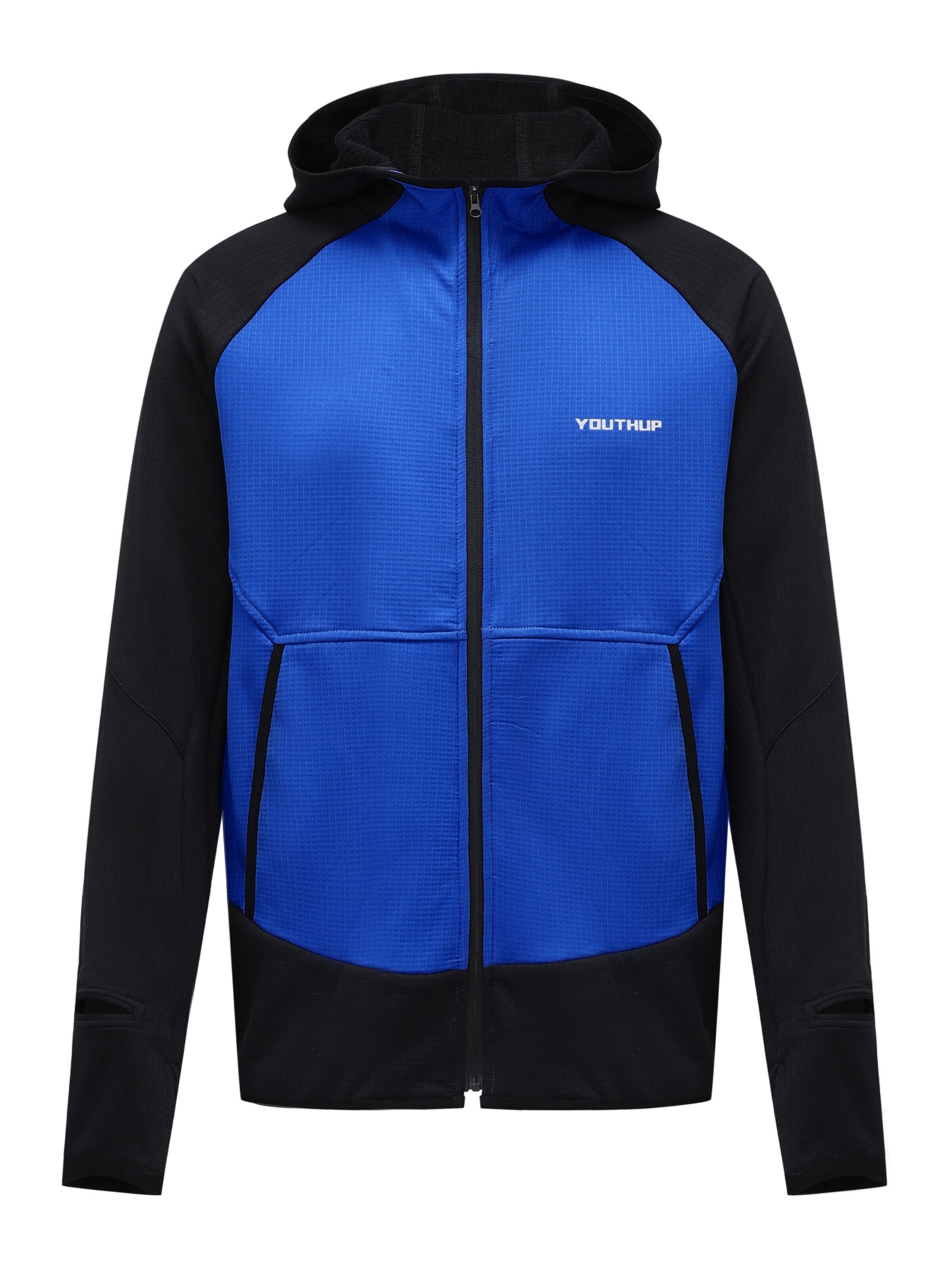 YOUTHUP Athletic Jacket 'UHRENFENSTER' in S in Blue, Item view