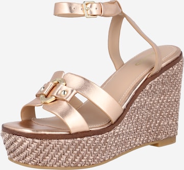 ALDO Strap sandal 'ONAN' in Gold: front