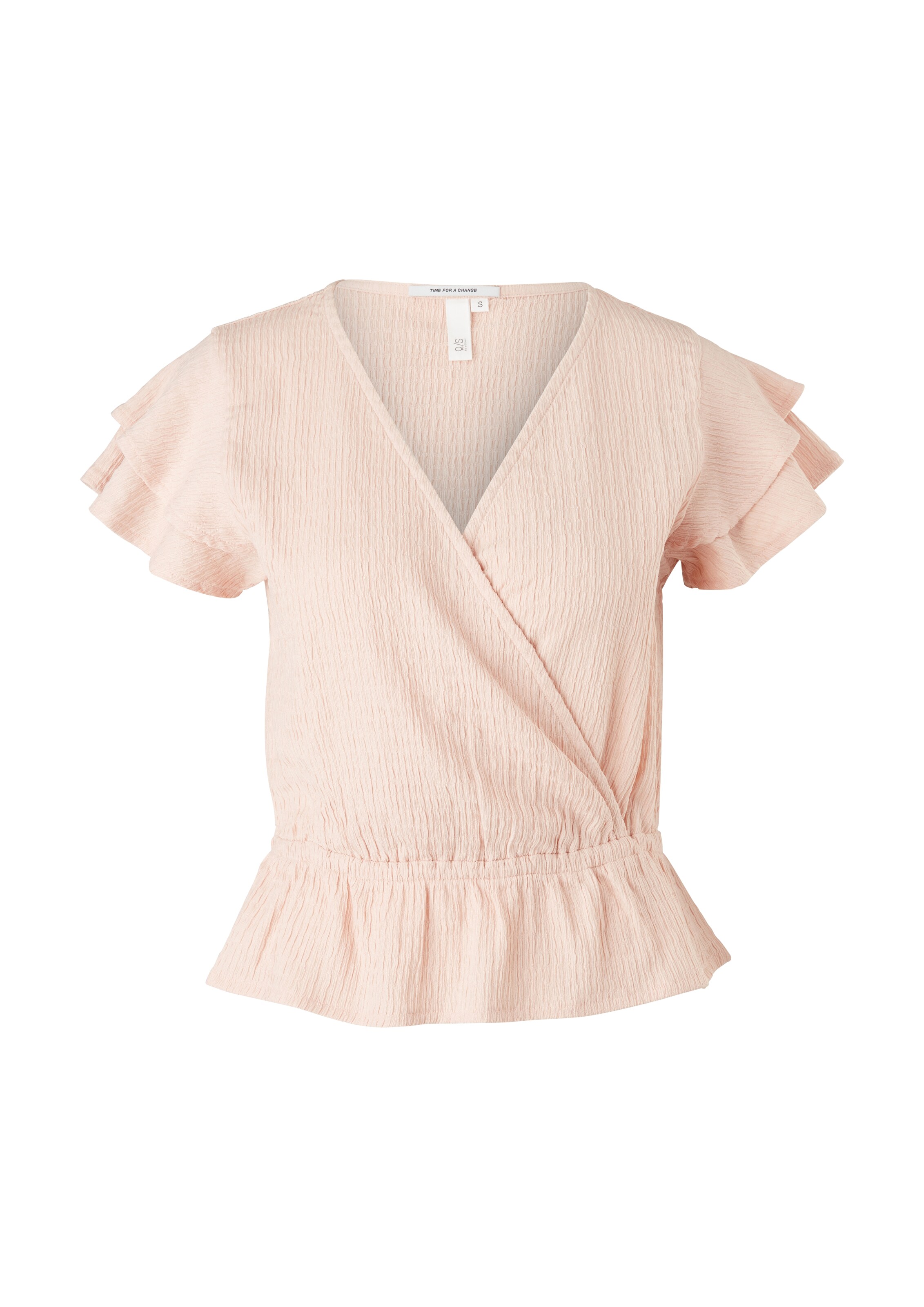 Frauen Shirts & Tops QS by s.Oliver T-Shirt in Apricot - YG63885