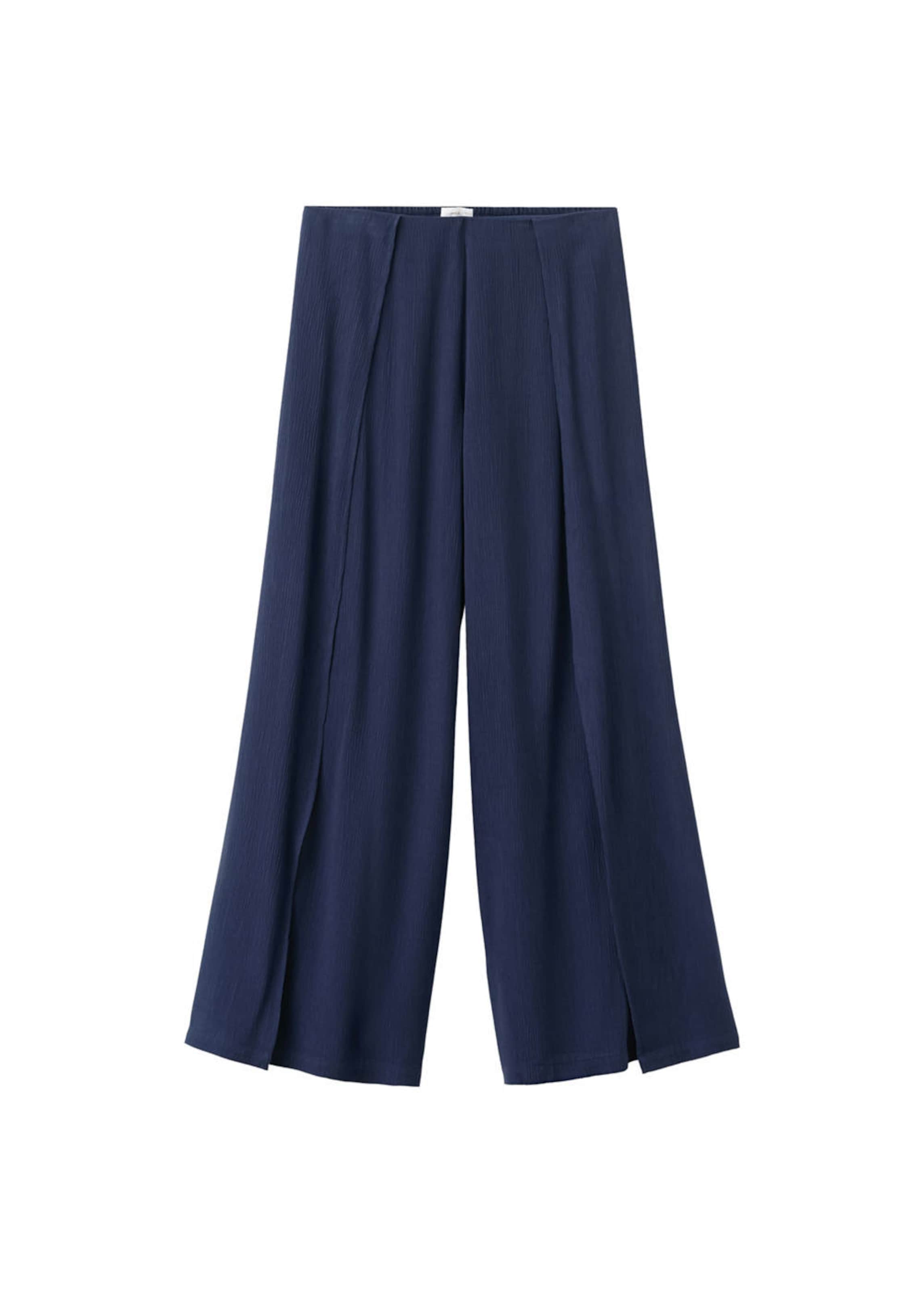 MANGO TEEN Wide Leg Hose 'Mist1' in Blau: Vorderseite