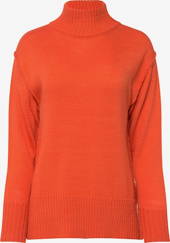 Pull-over LAURASØN en orange : devant