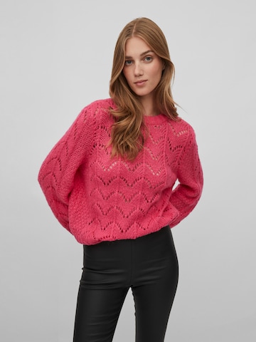 VILA Sweater 'SULTAN' in Pink: front