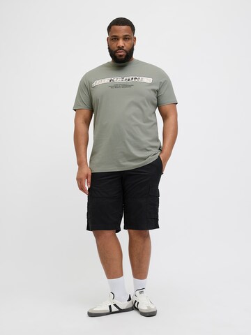 Jack & Jones Plus Tričko 'JCOLido' – šedá