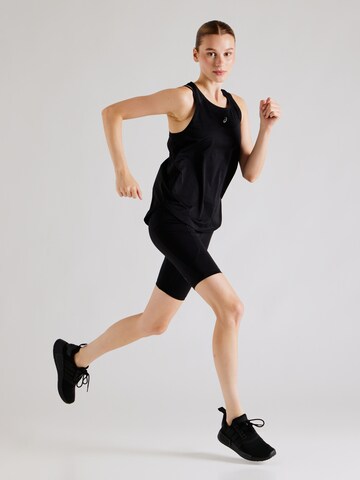 ASICS Skinny Sportshorts 'FUJITRAIL SPRINTER' in Schwarz