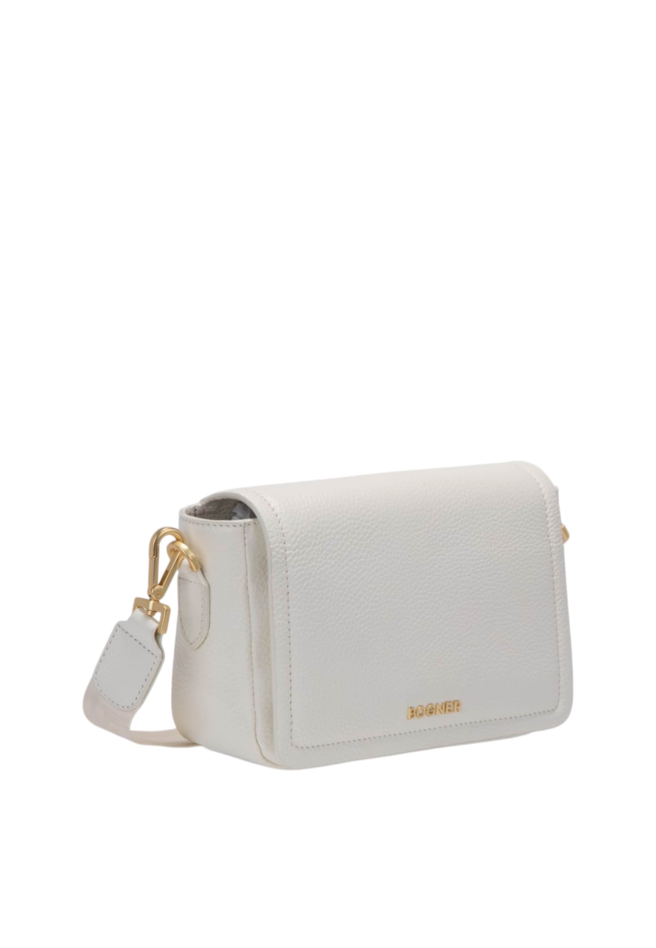 BOGNER Schoudertas 'Wallis Bar' in Wit