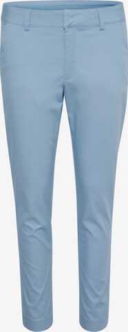 Pantalon chino 'Lea' Kaffe en bleu : devant