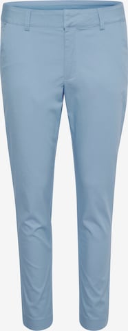 Kaffe - Pantalón chino 'Lea' en azul: frente