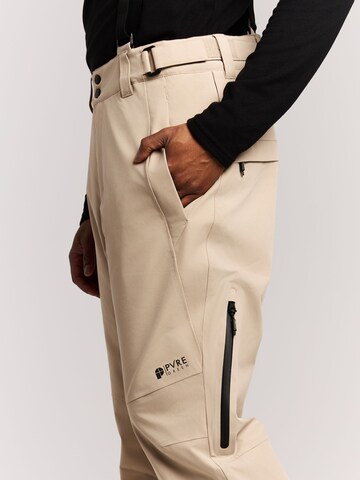 PROTEST Regular Workout Pants 'PRTMIKADO' in Brown