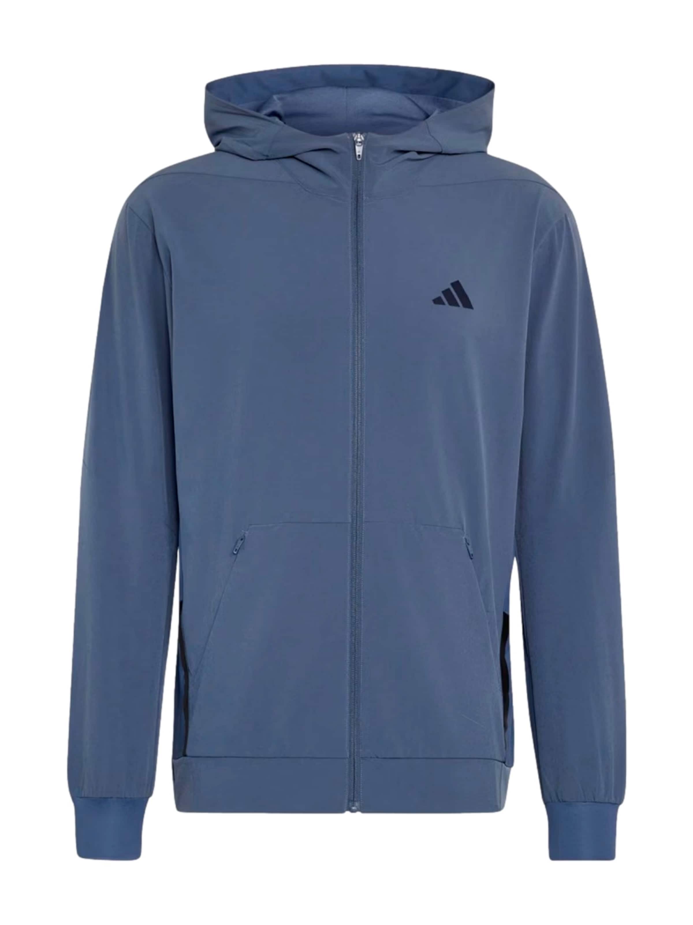 ADIDAS PERFORMANCE Sweatjacke 'D4T Hybrid' in L in blau, Produktansicht