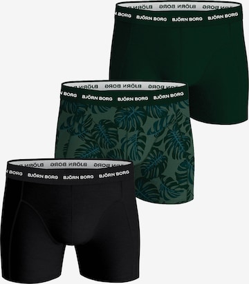 BJÖRN BORG Sportunterhose in Grün: Vorderseite
