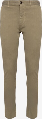 BOSS Slimfit Chinohose in Grün: Vorderseite