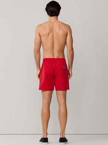 Hackett London Swimming shorts 'Icon Solid' in Red