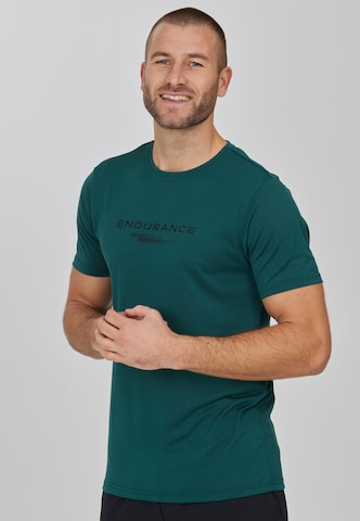 ENDURANCE Toiminnallinen paita 'PORTOFINO' värissä vihreä: edessä