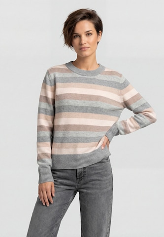 KIANNA - Jersey 'Stripes' en gris: frente