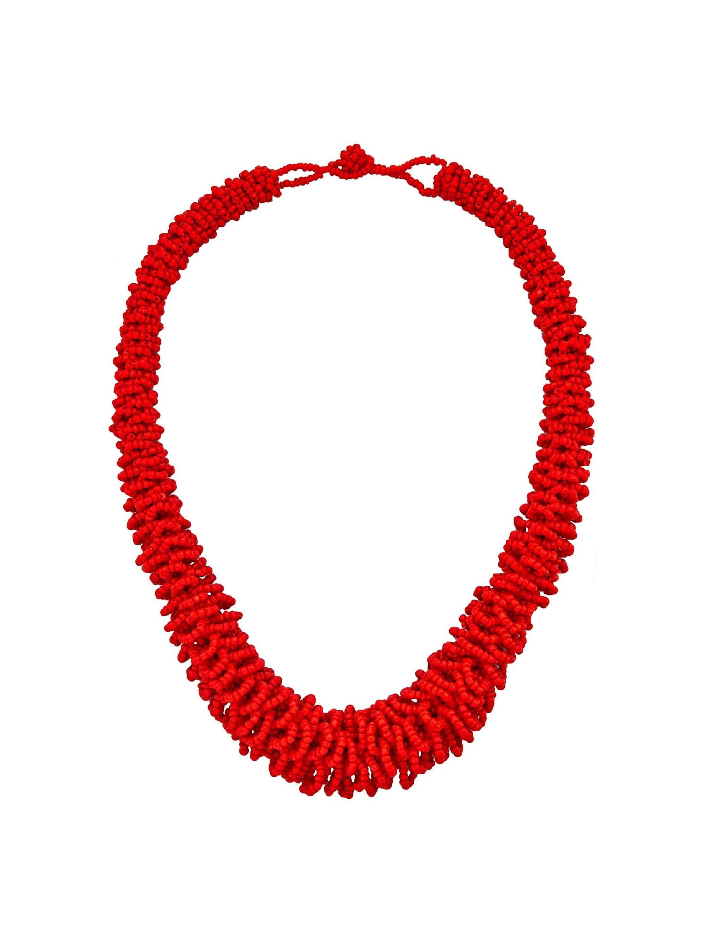 Steuer Necklace in Red: front