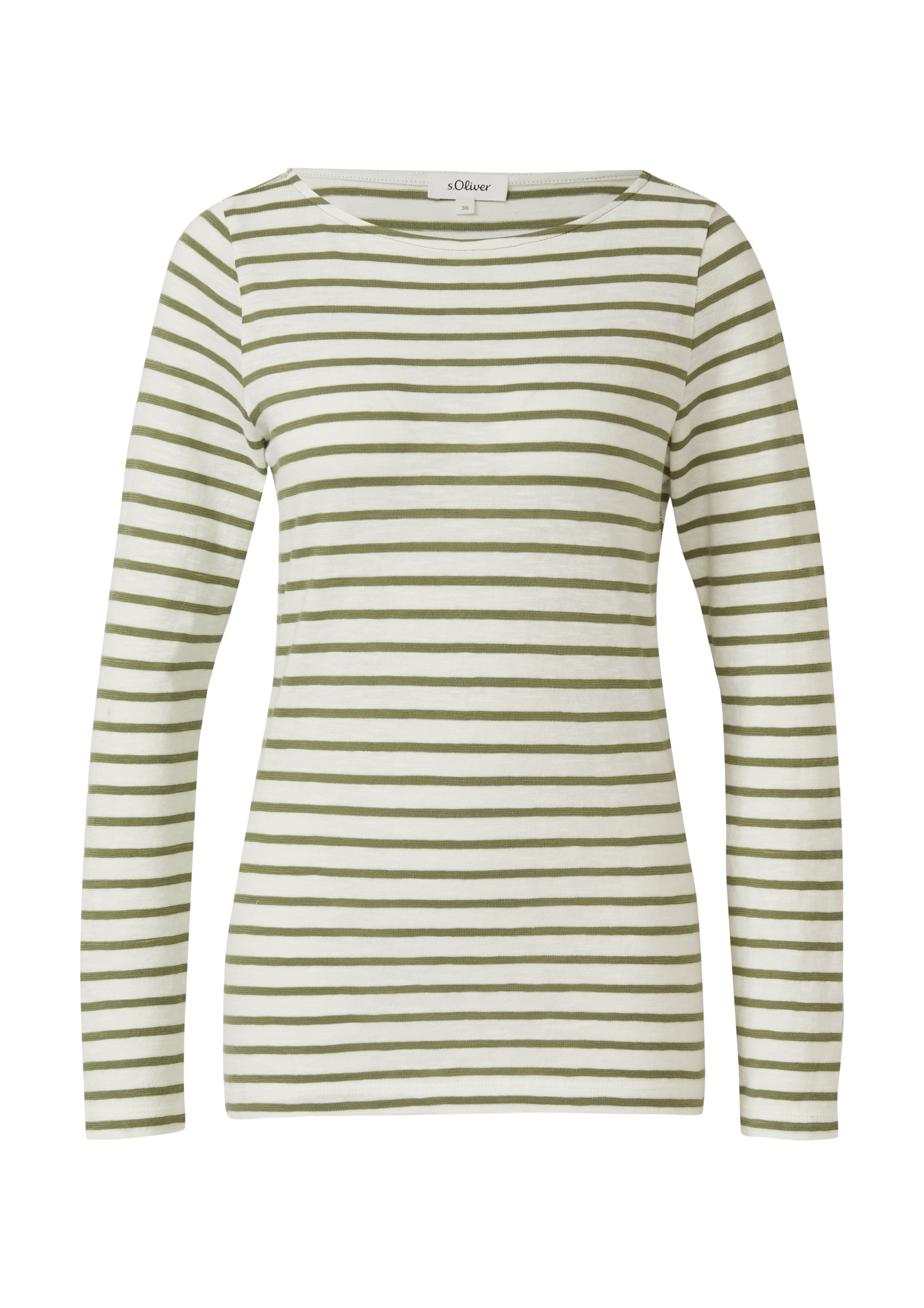 T-shirt s.Oliver en vert : devant