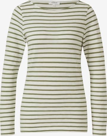 T-shirt s.Oliver en vert : devant