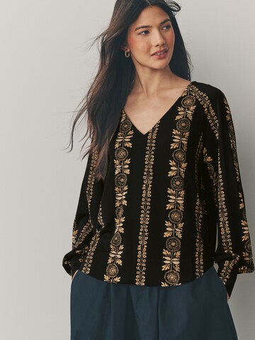 Next Bluse in Schwarz: Vorderseite
