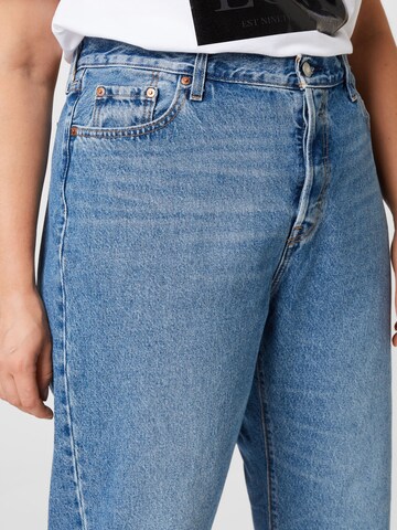 regular Jeans '501® Original Crop' di Levi's® Plus in blu