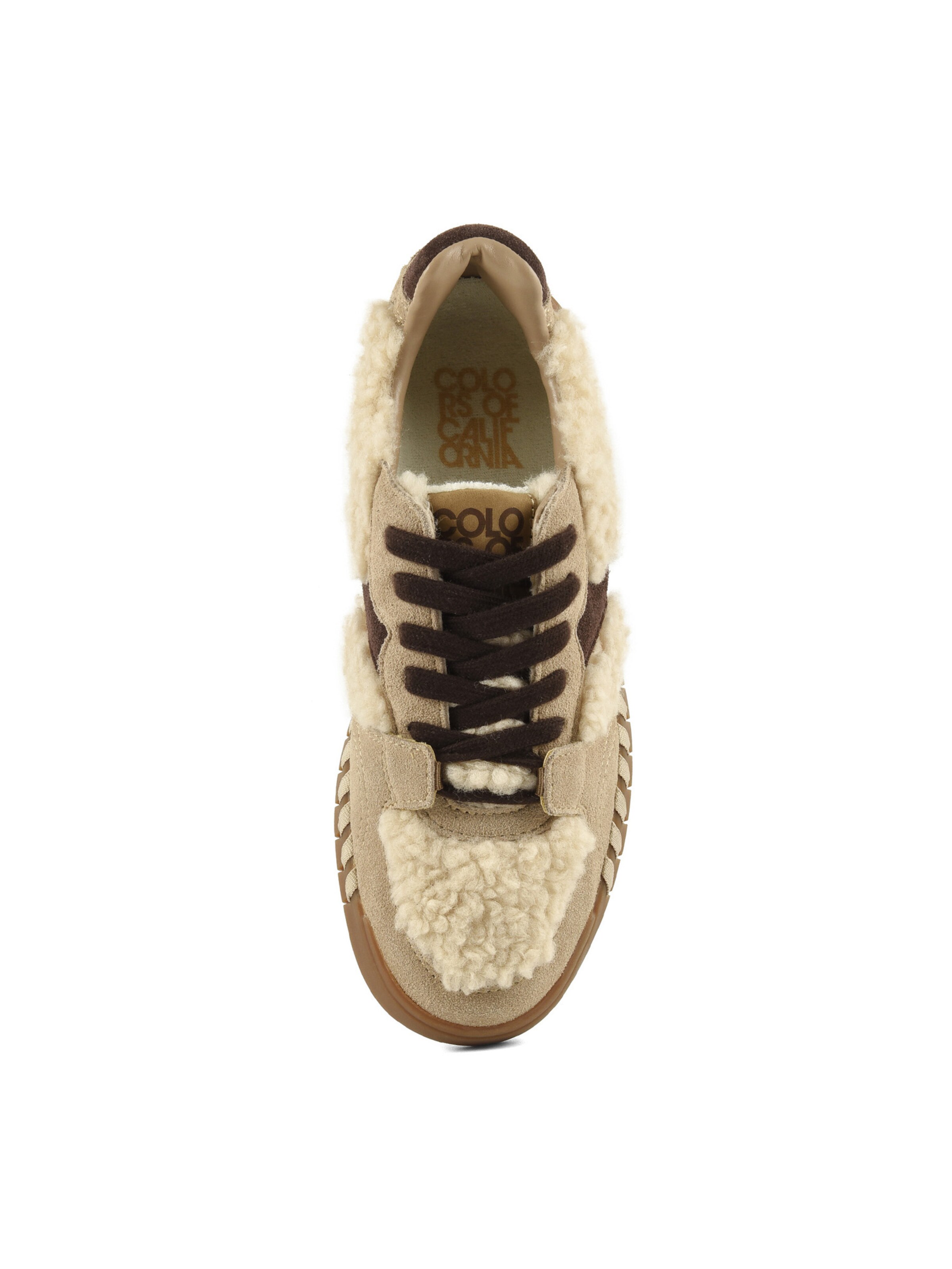 Sneaker bassa di COLORS OF CALIFORNIA in beige: superiore