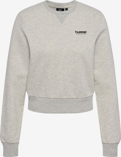 Hummel Sportief sweatshirt 'Shai' in de kleur Grijs gemêleerd / Zwart, Productweergave