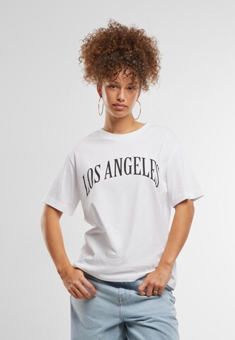 Miss Tee Shirt 'Los Angeles City' in White