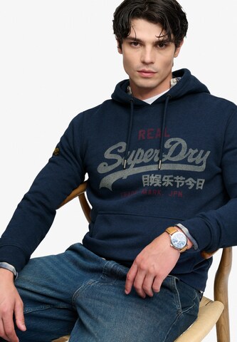 Felpa 'Heritage' di Superdry & Co in blu