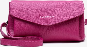 Lazarotti Crossbody Bag 'Milano' in Pink: front
