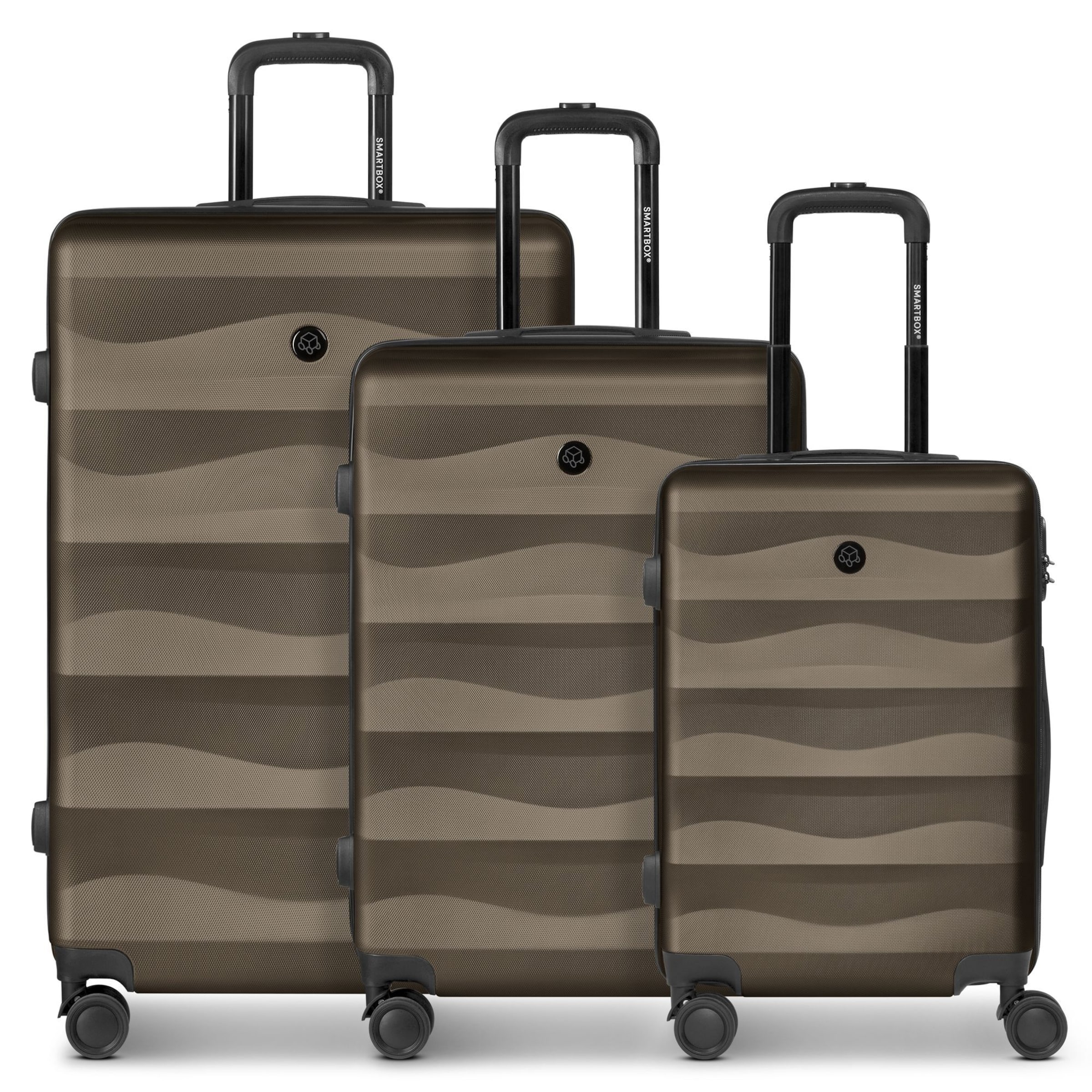 Ensemble de bagages 'Edition 03' Smartbox en marron : devant