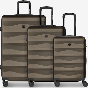 Ensemble de bagages 'Edition 03' Smartbox en marron : devant