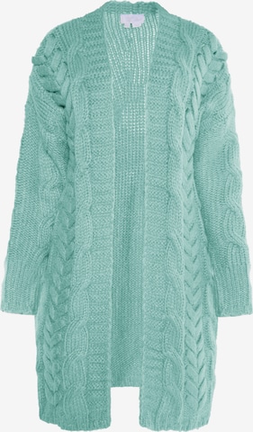 usha WHITE LABEL Knit cardigan in Green: front