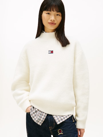 Tommy Jeans Pullover i hvid: forside