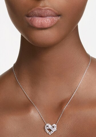 Swarovski Necklace in Silver: front