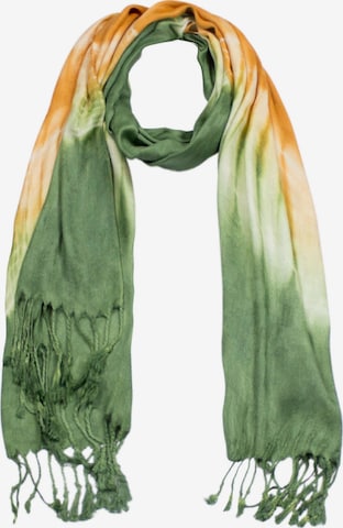 Sunsa Schal 'Sunsa' in Grün: Vorderseite