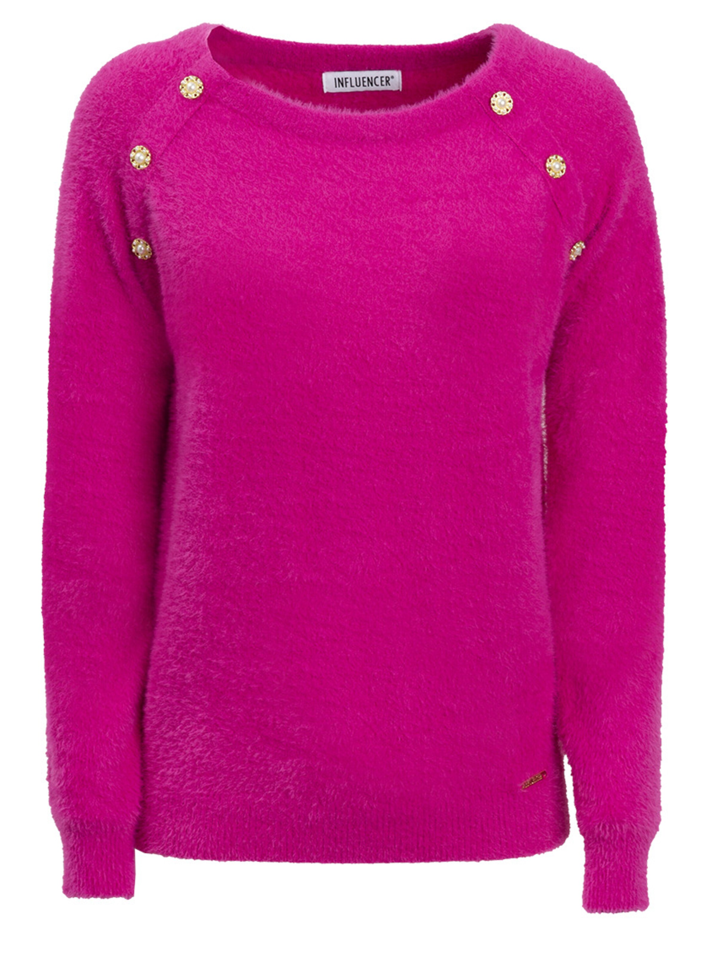 rožinė Influencer Megztinis: priekis