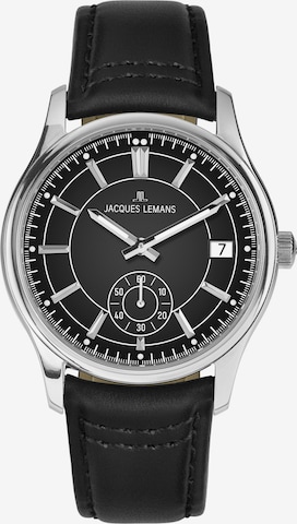 Jacques Lemans Analog watch in Black: front